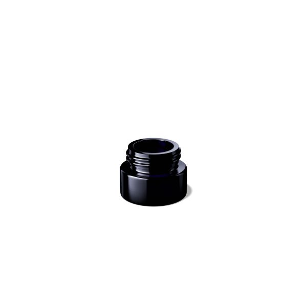90 Count - 5ml Miron Eris Black Glass Concentrate Jar w/ Black CR Lid - Image 3