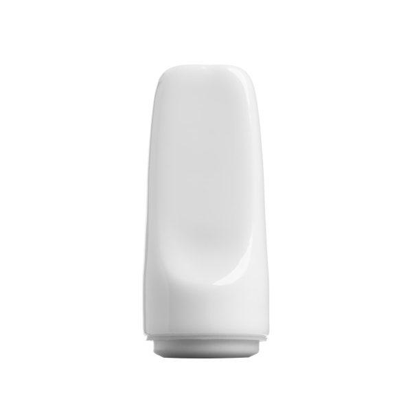 100 Count - FCC White Ceramic Mouthpiece (Tip Only)